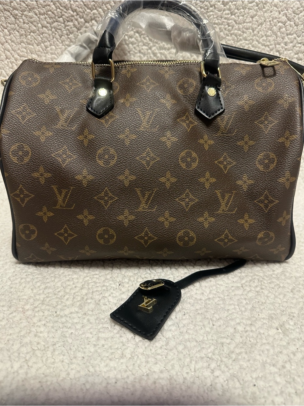 Louis Vuitton Brown Monogram Satchel Handbag INSPIRE ๐ - Picture 2 of 9